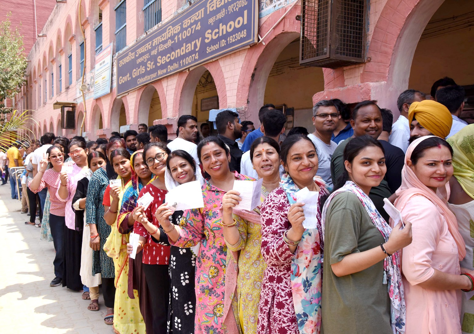 Pc Voter Turnout In Sixth Phase Of Lok Sabha Elections Rising Kashmir