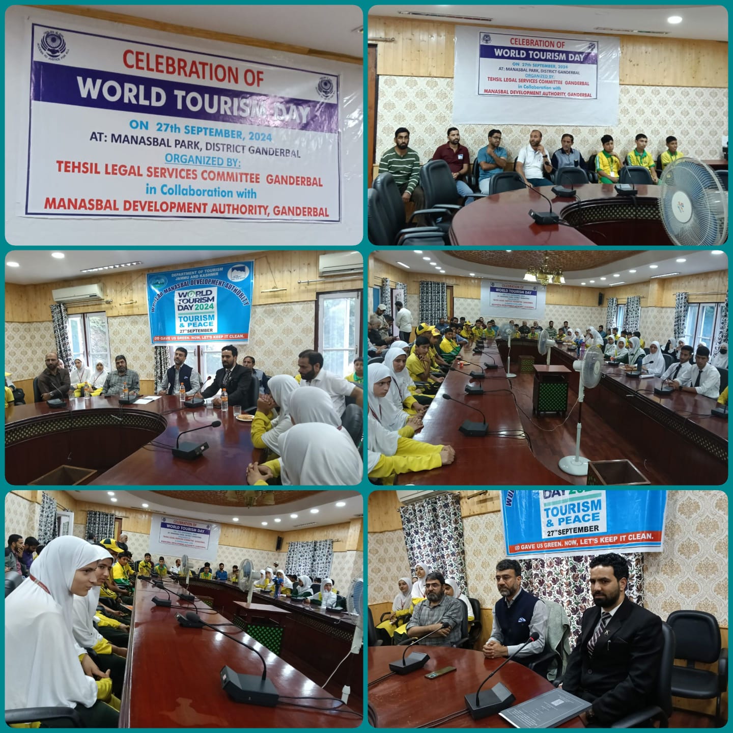 TLSC Ganderbal, WMDA jointly celebrate World Tourism Day at Manasbal