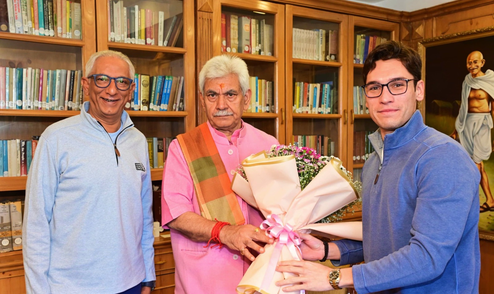 Founder & Chairman, Legends League Cricket calls on LG Manoj Sinha