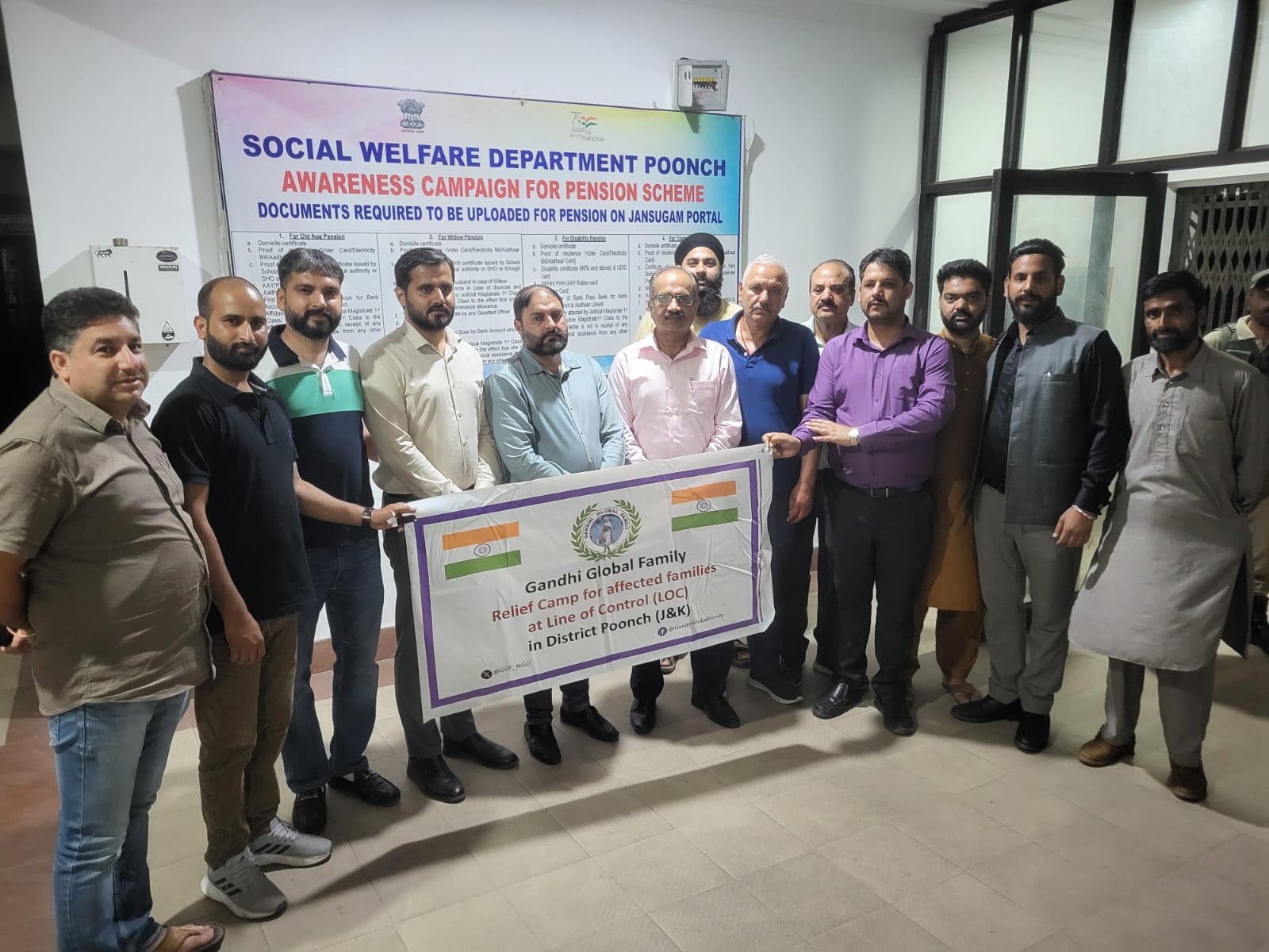 Cross-border shelling: Gandhi Global Family provides relief to affected ...