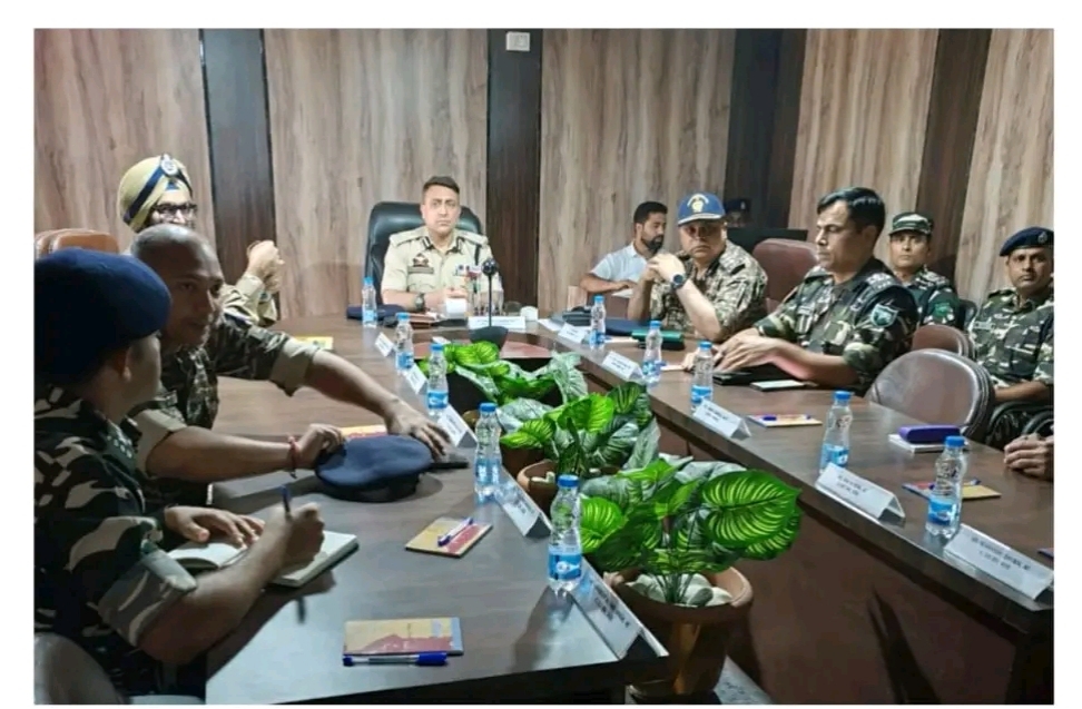 [Rising Kashmir]DIG NKR held security review & Coordination Meeting in Connection with SANJY-2025