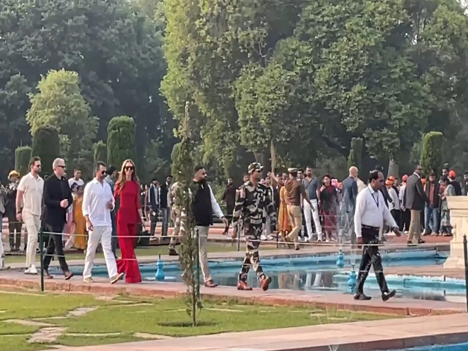 US President Donald Trump’s son visits the iconic Taj Mahal