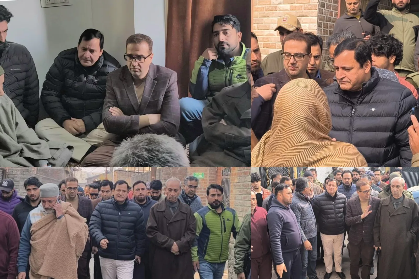 Minister Javid Dar visits Nowgam and Natipora, extends condolences to bereaved families