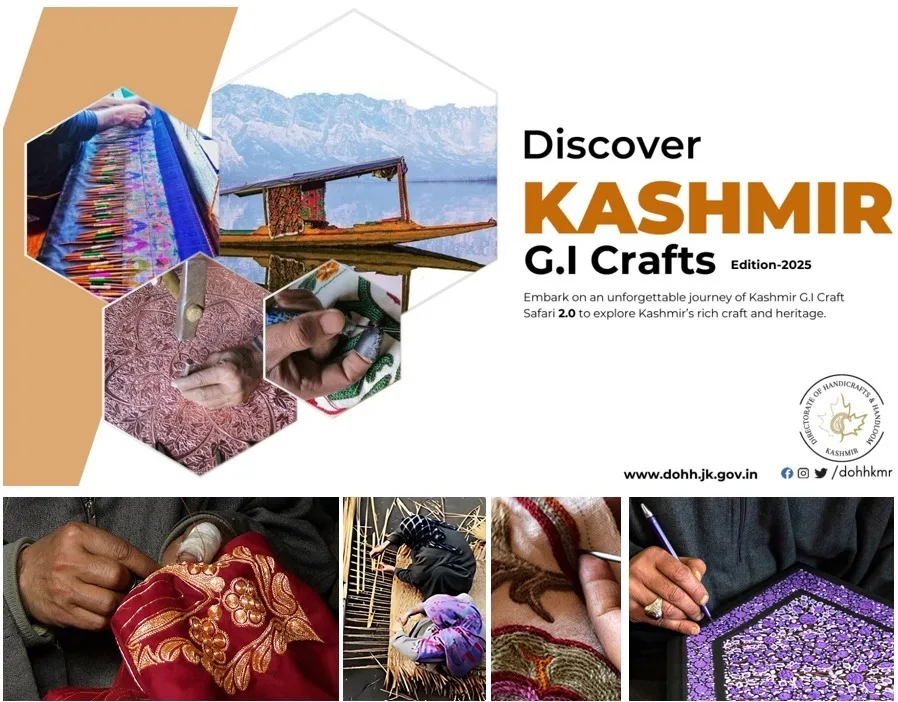 Handicrafts & Handloom Dept unveils exquisite Table Book on GI crafts of Kashmir