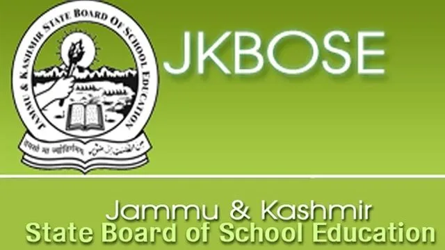 J&K BOSE notifies dates for filling of examination forms for Classes 10th, 11th & 12th