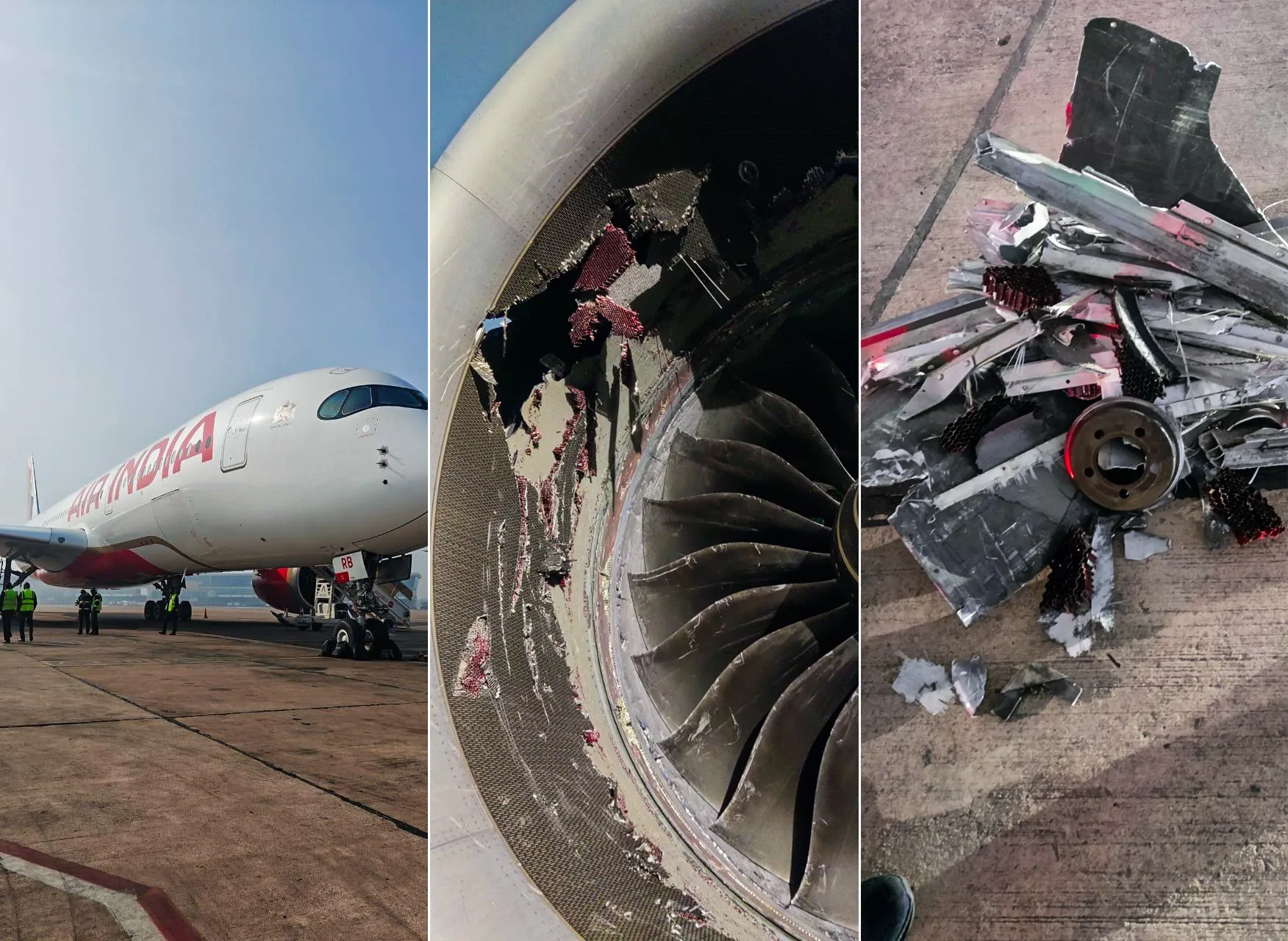 Air India flight to New York suffers engine damage after ingesting cargo container at Delhi airport