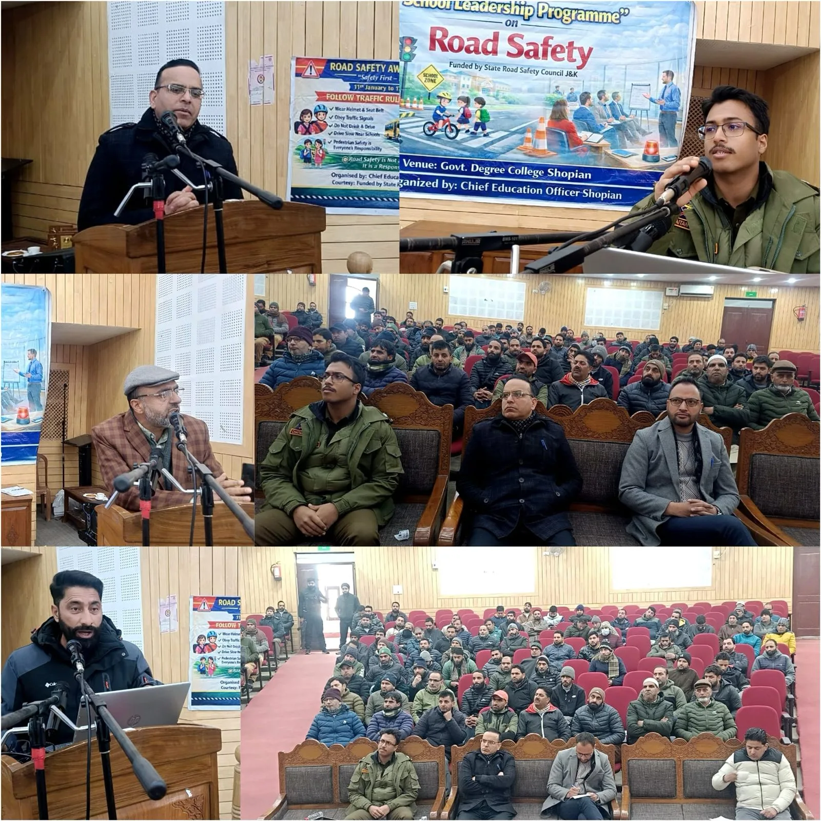 Education Dept Shopian organises  seminar on Road Safety