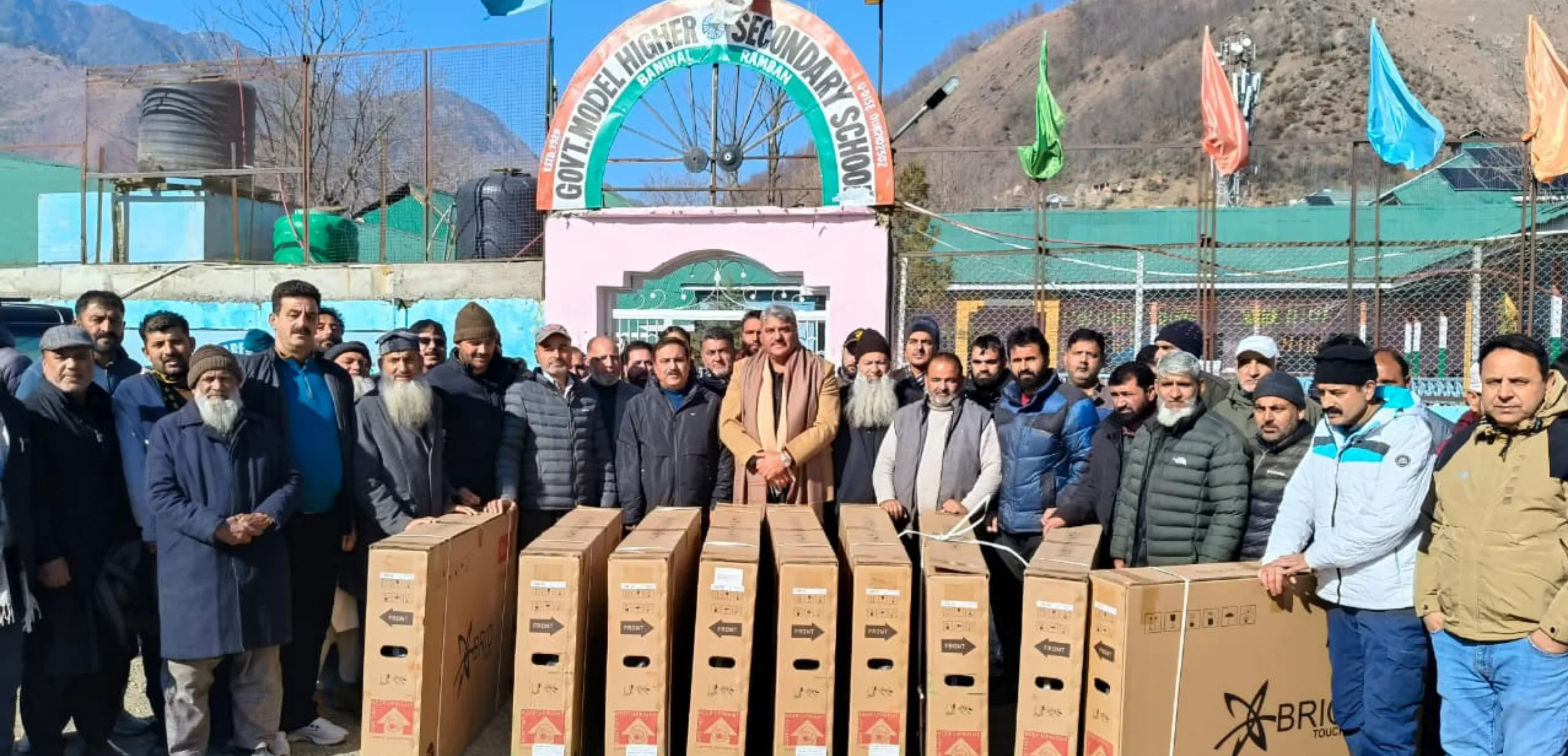 MLA Sajjad Shaheen Distributes Digital Smart Boards to 30 Educational Institutions under CDF in Banihal