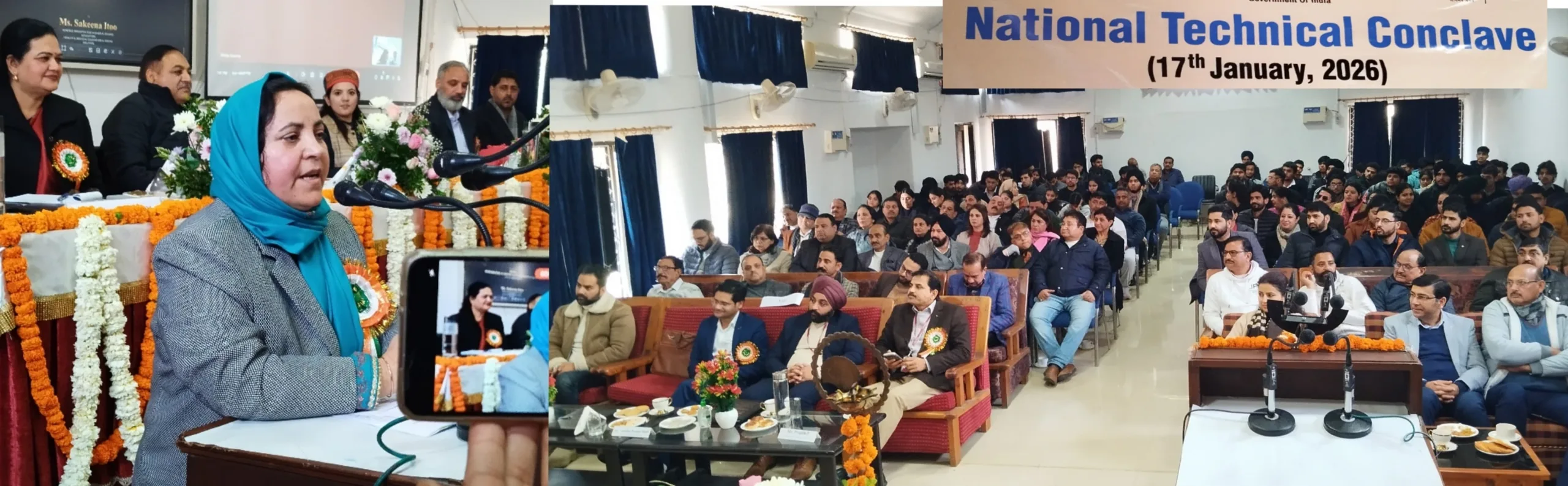 Sakeena Itoo addresses National Technical Conclave on ISM at GCET Jammu