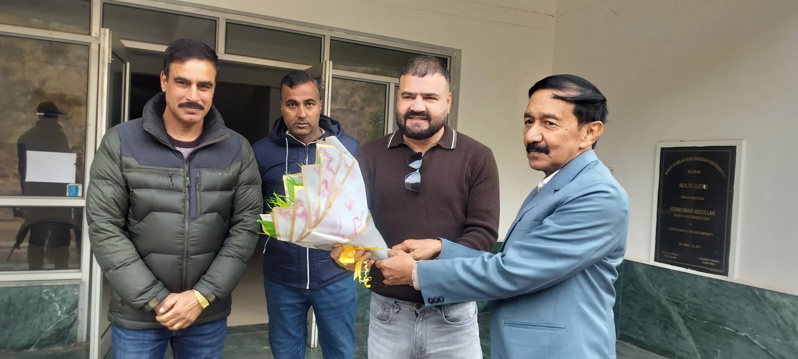 VC BGSB University visits University Health Centre