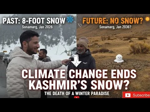 Climate Change in Kashmir: Why Sonamarg No Longer Sees Record Snowfall | The End of the 8-Foot Snow Era