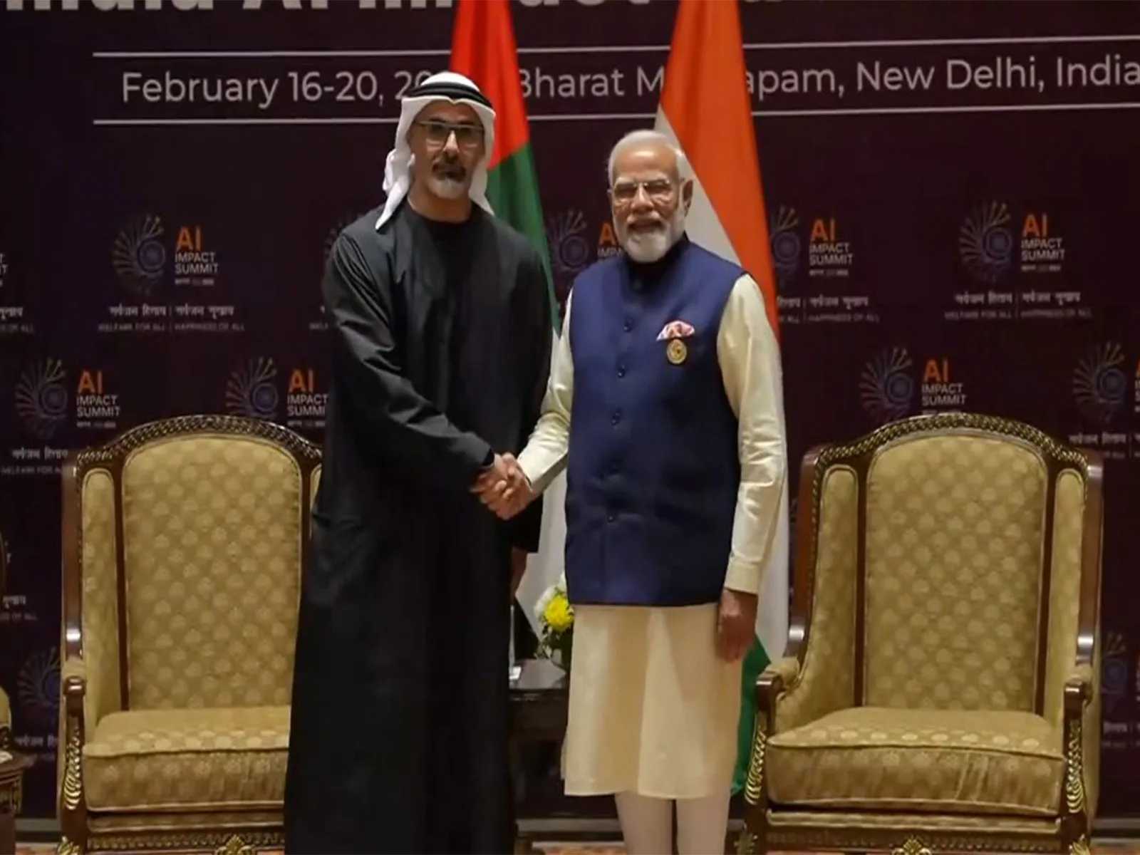 Crown Prince of Abu Dhabi holds bilateral meeting with Prime Minister Narendra Modi in India AI Impact