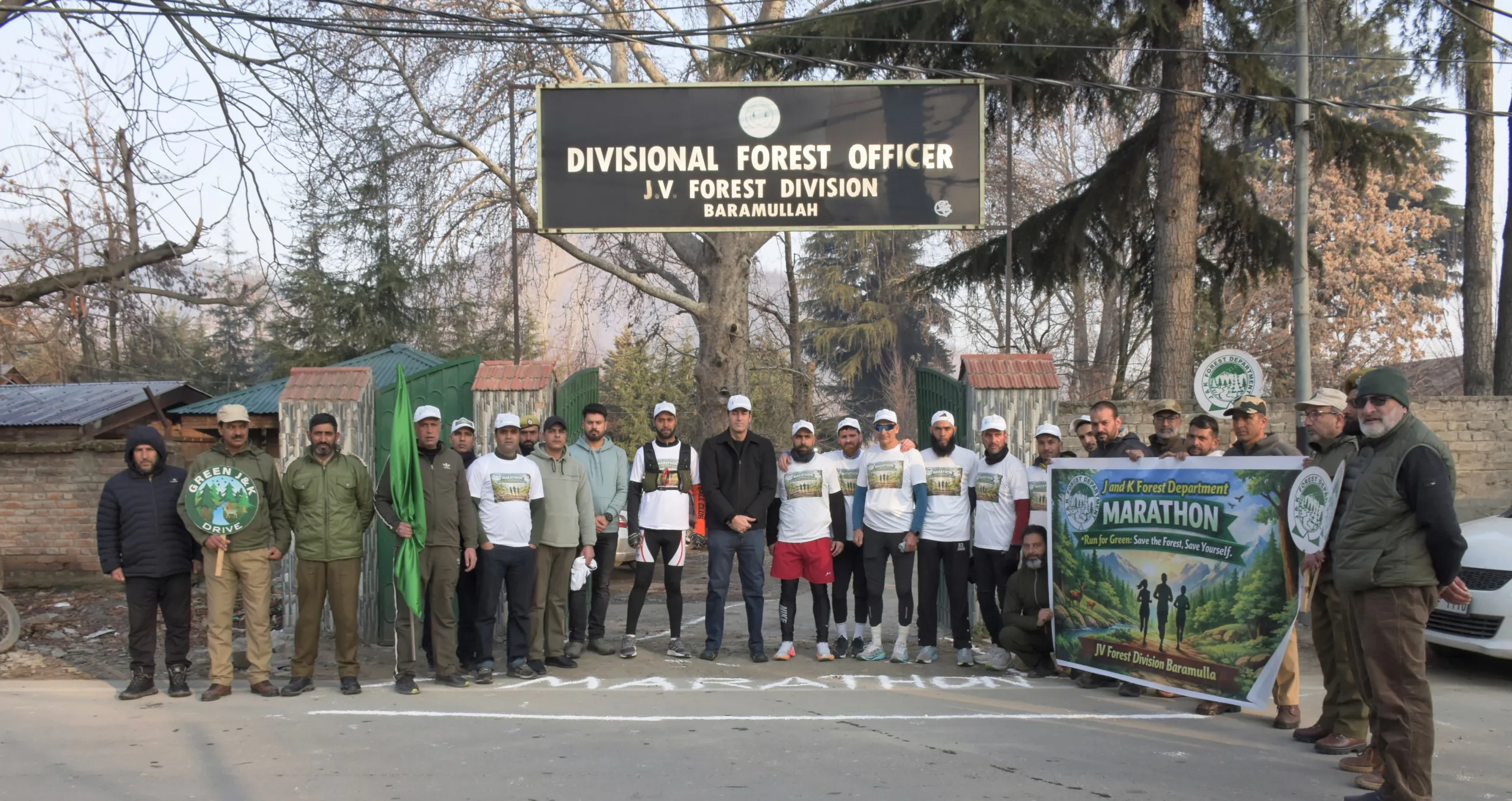 Run For Green, Save Forests, Save Yourself : JV forest div B’la organises 42 Km marathon